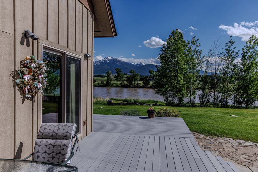 Livingston rental home River Run waterfront view