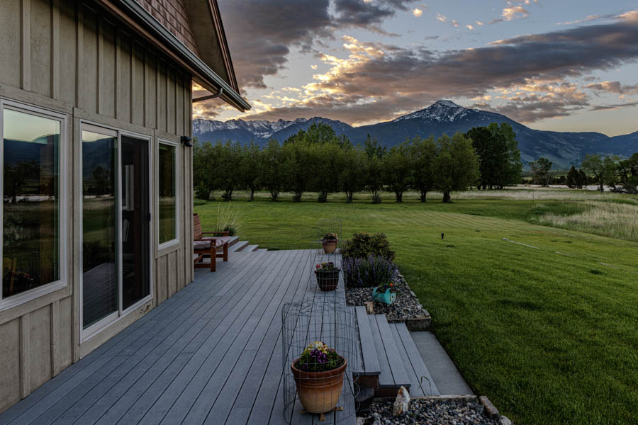 Paradise Valley Rental Home River Run deck view
