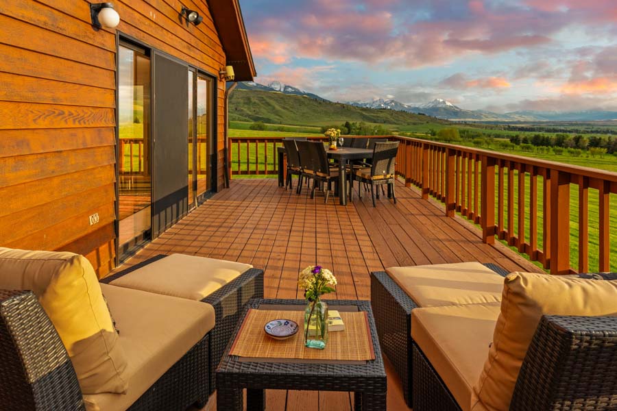 Paradise Valley Vacation Rental Home Valley View Lodge deck