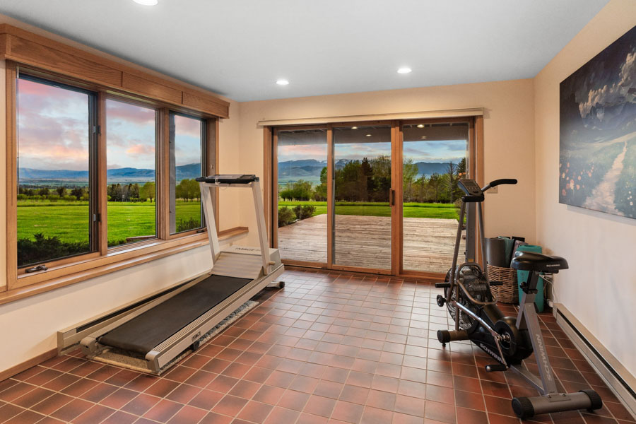Paradise Valley Vacation Rental Home Valley View Lodge gym