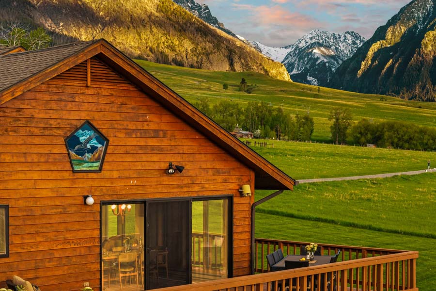 Valley View Lodge Vacation Rental Home in Paradise Valley drone