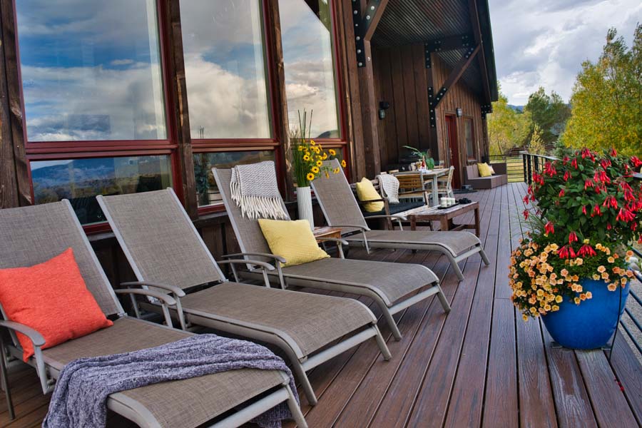 Yellowstone Beach Club Vacation Rental patio
