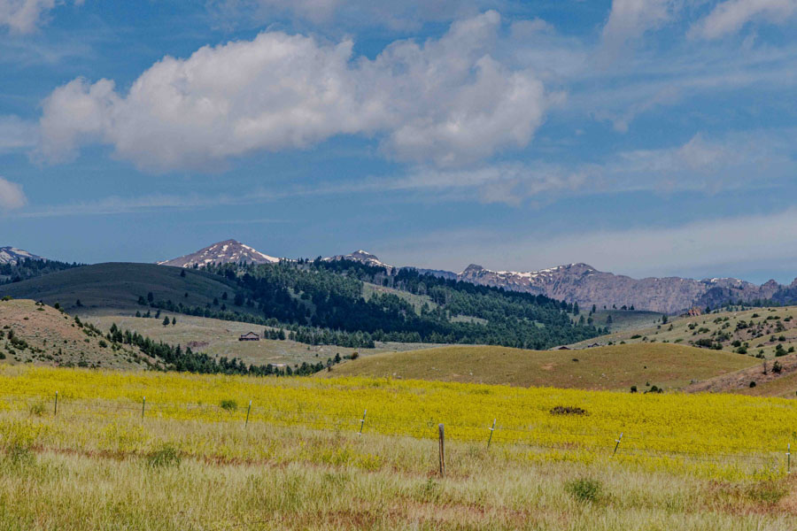 Paradise Valley Rental Home Yellowstone Trail view