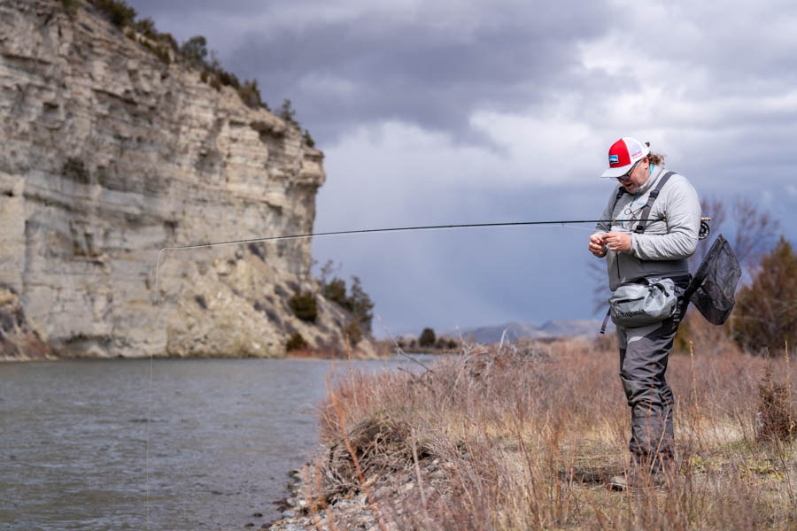 Montana fly fishing in late spring