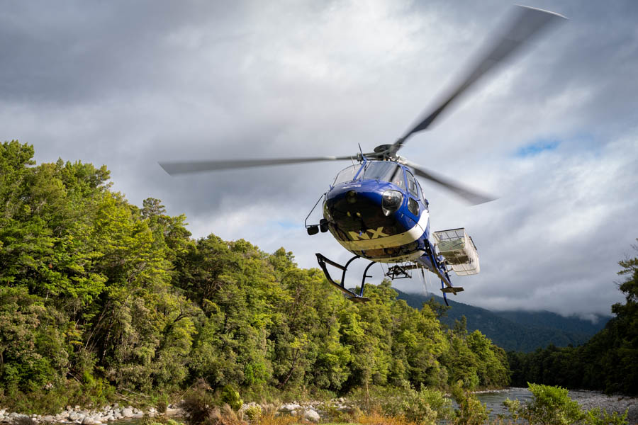 New Zealand fly fishing brown trout heli fly fishing fly out