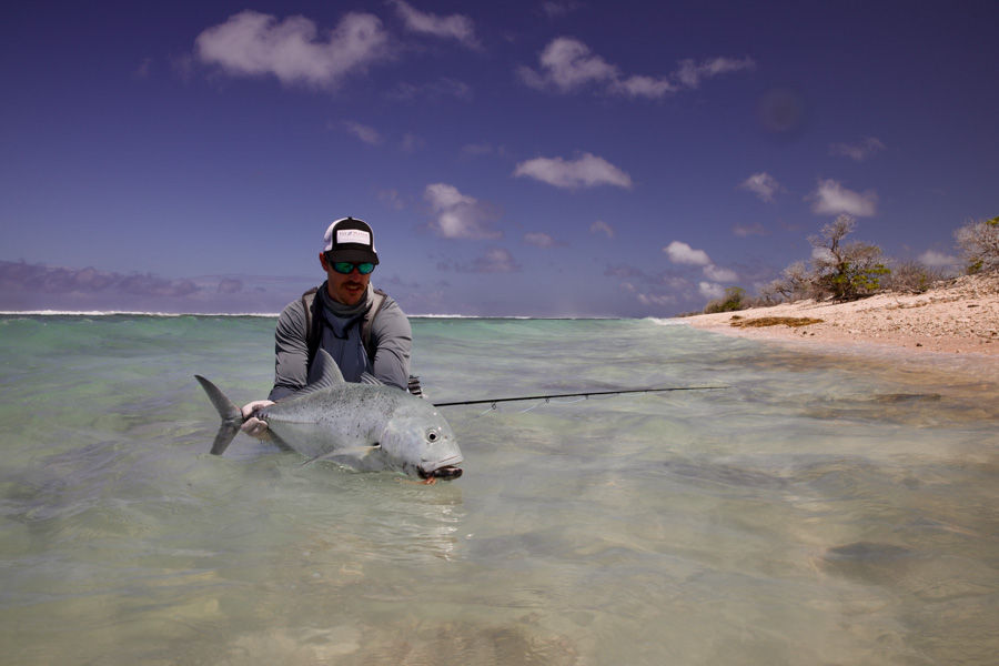 Christmas island fly fishing GT