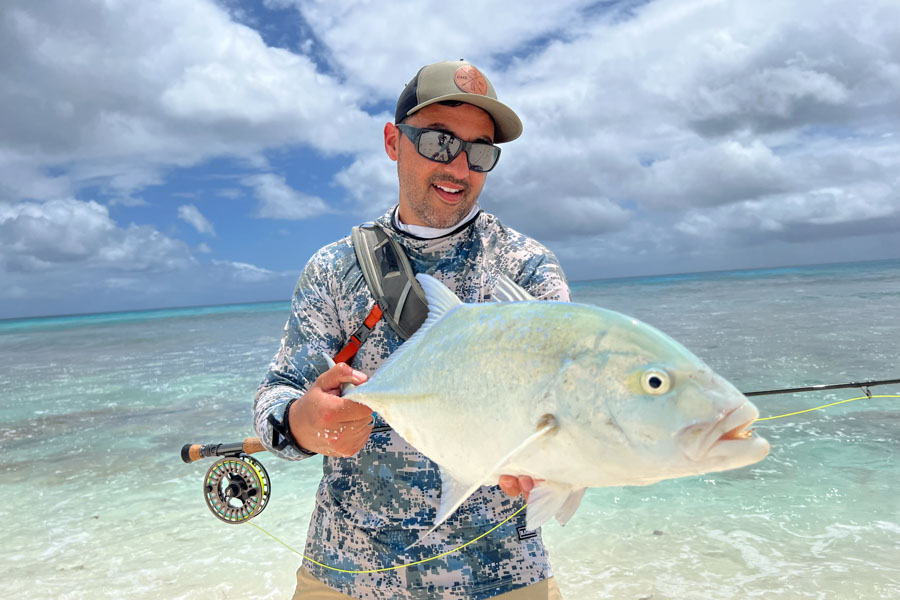 Christmas island fly fishing flats
