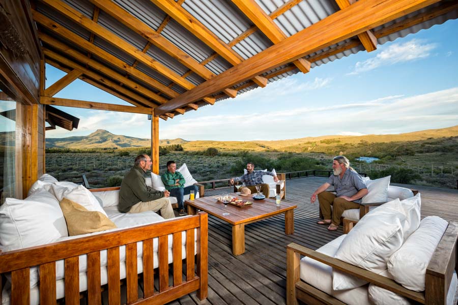 Chime Lodge outdoor seating